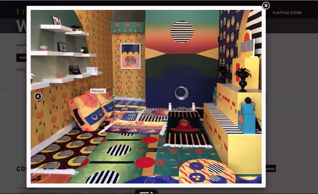screenshot of colorful room
